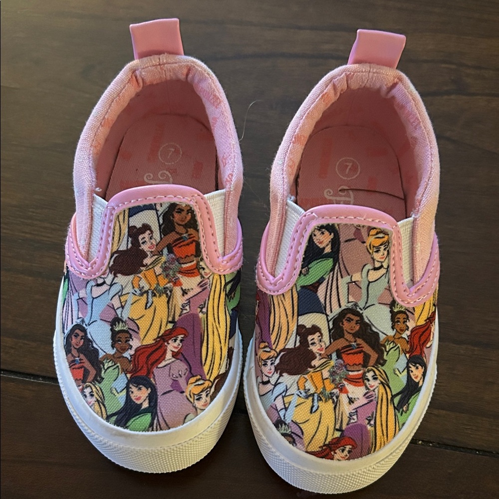 Disney Princess Pink Slip-On Sneakers